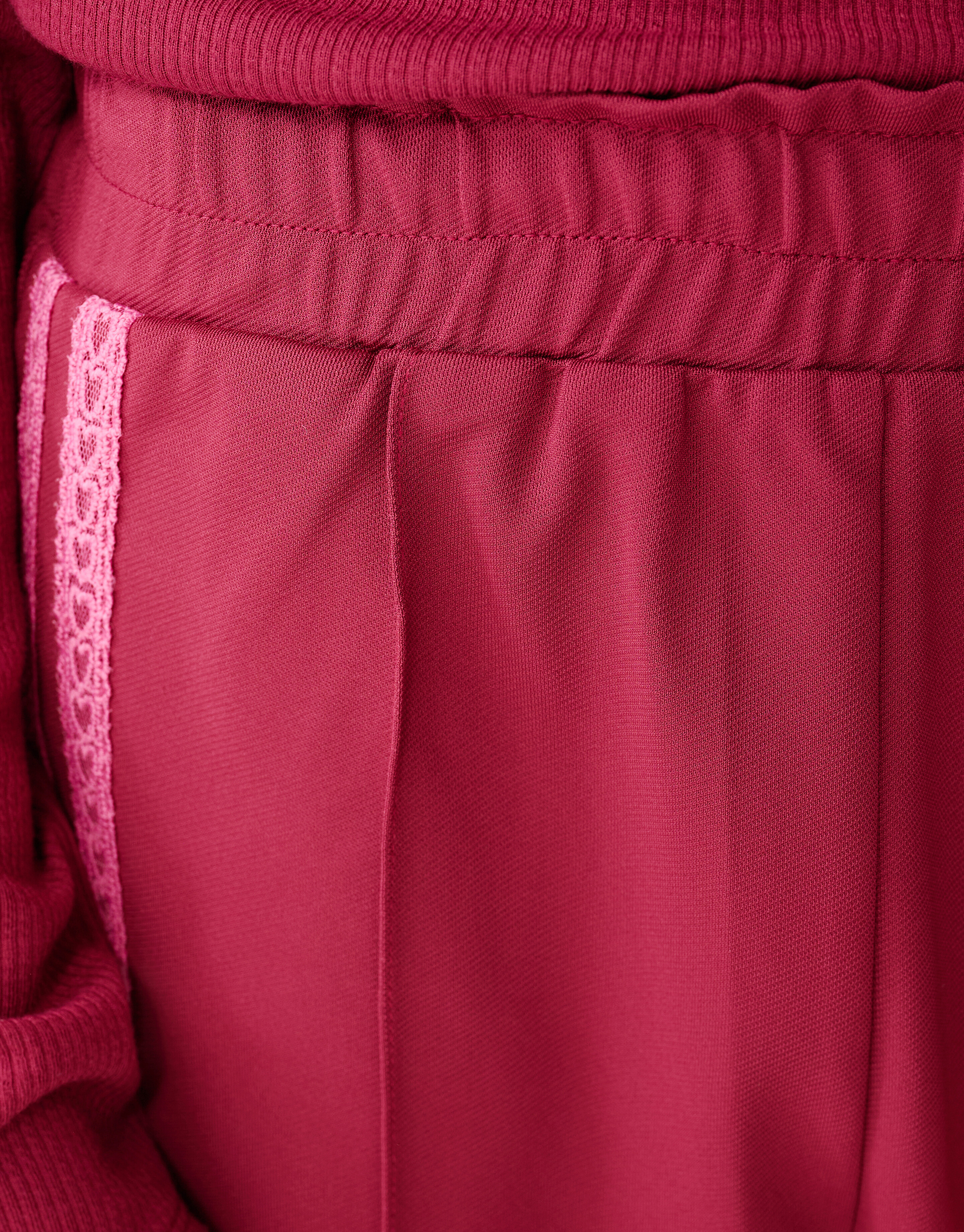 Sportliche Hose mit weitem Bein in Dunkelrosa SHOEBY GIRLS