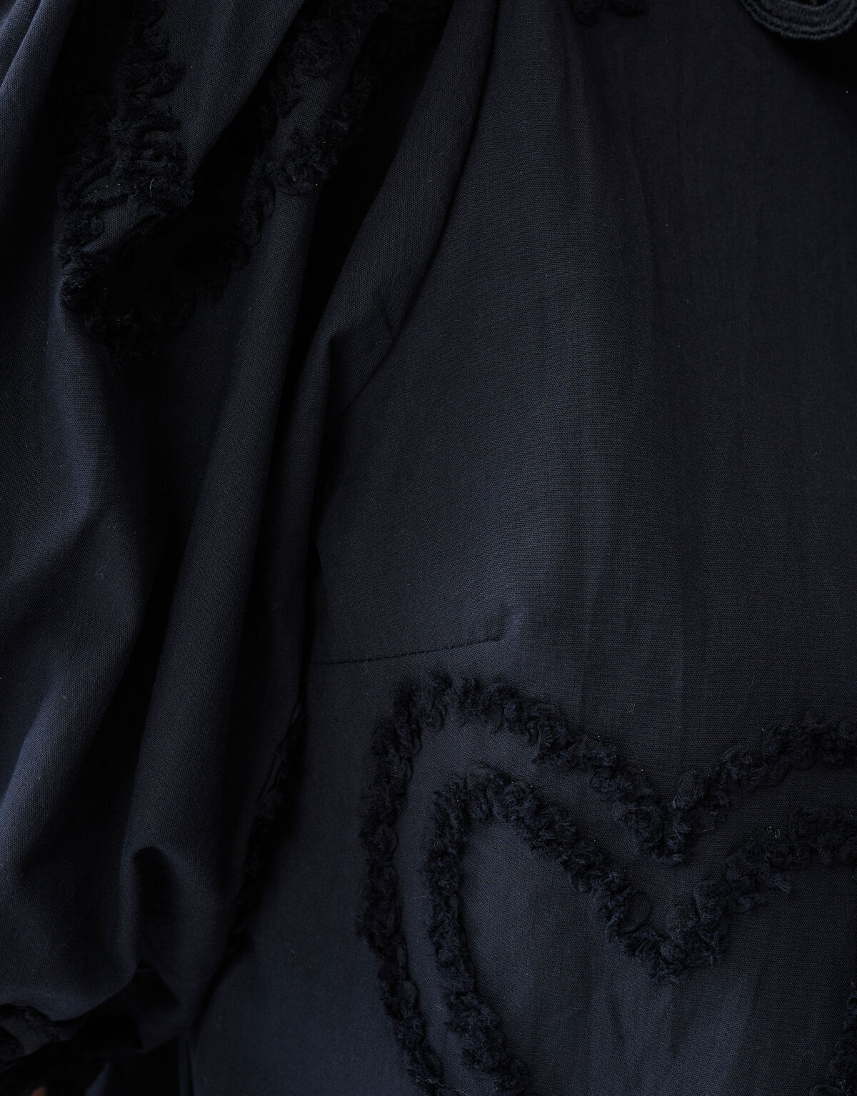 Puff Heart Top Schwarz SHOEBY WOMEN