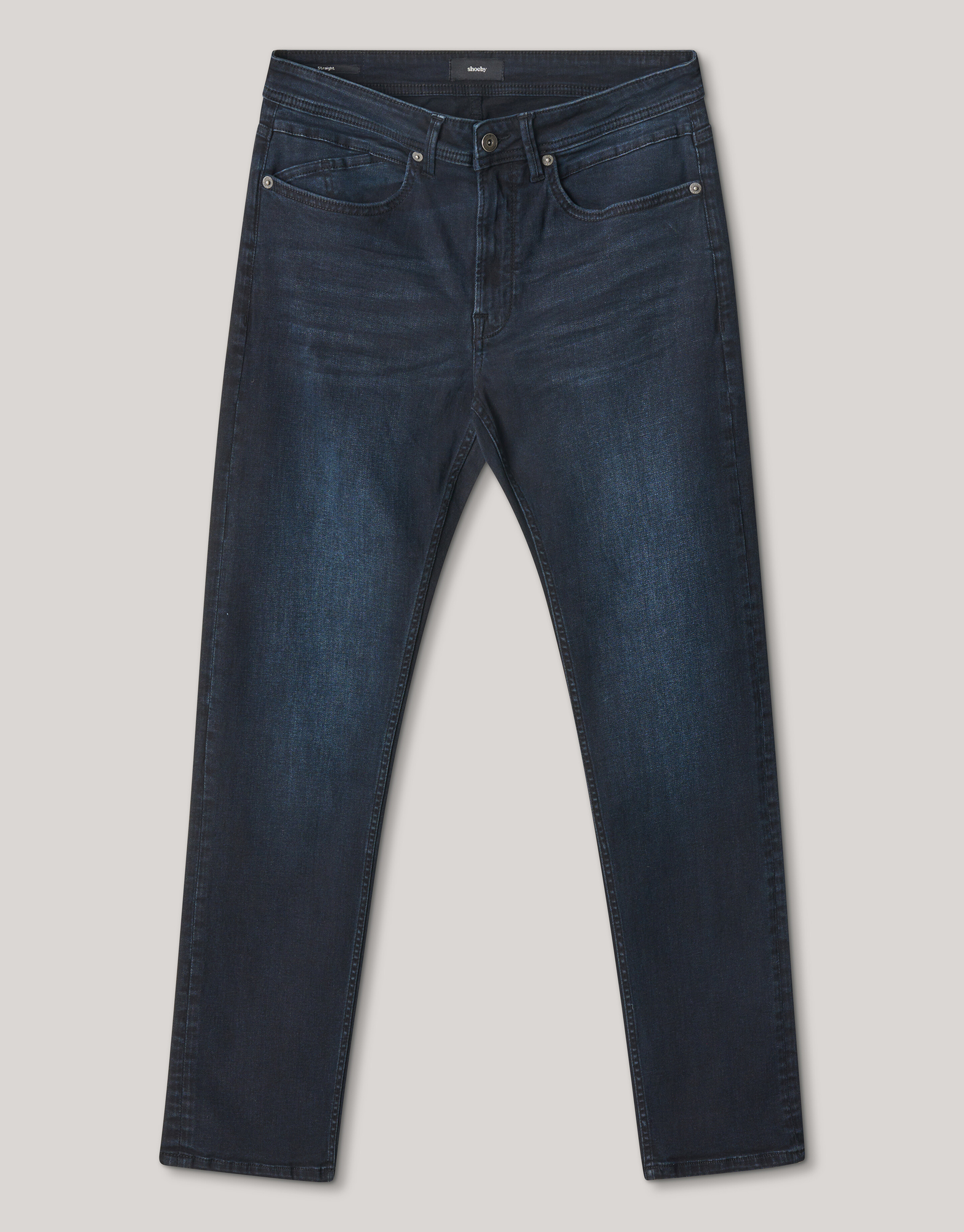 Straight Jeans Blau/Schwarz Länge 32 Refill