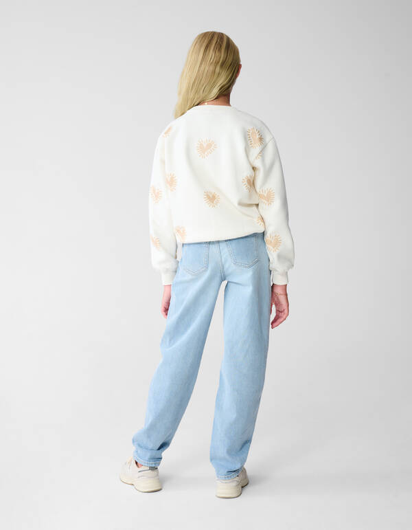 Jeans mit Strass-Finish in Blau SHOEBY GIRLS