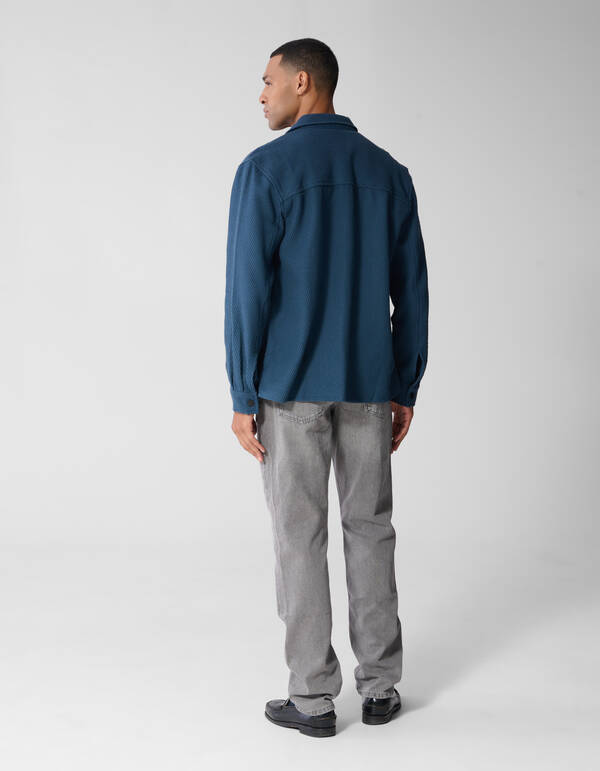 Relaxed Heavy Keper Jacke Blau SHOEBY MEN