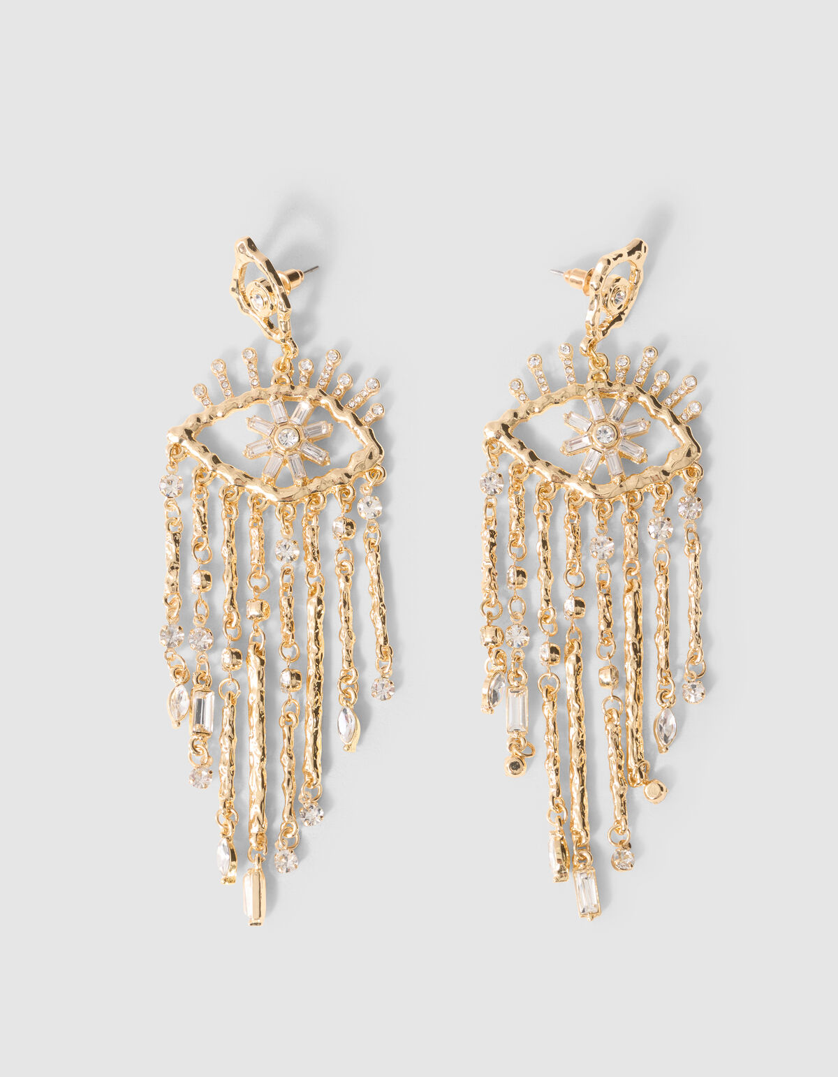 Sun Eye Ohrringe Gold SHOEBY ACCESSOIRES