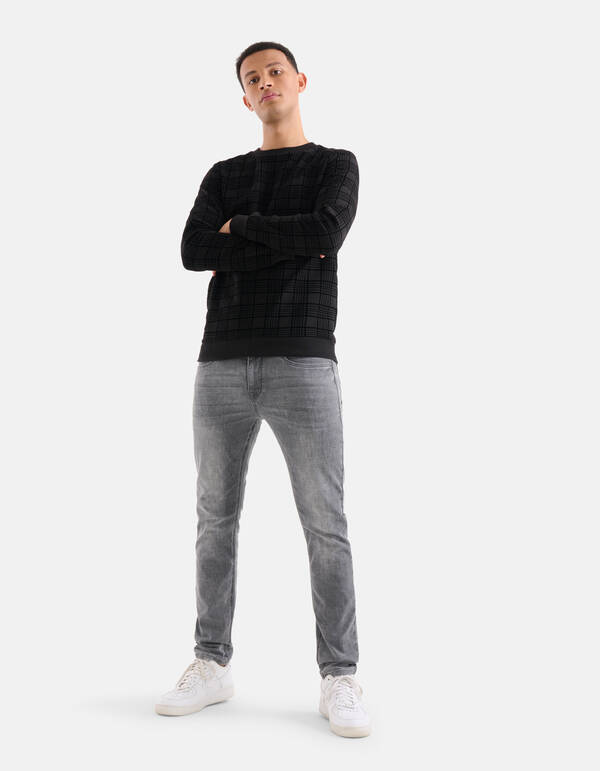 Slim Jeans Hellgrau L&auml;nge 34 Refill