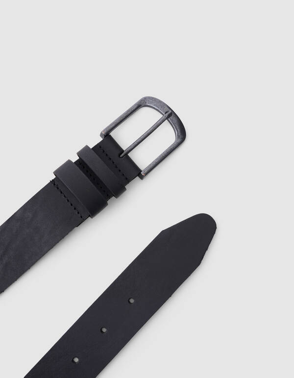 Lederg&uuml;rtel Schwarz SHOEBY ACCESSOIRES