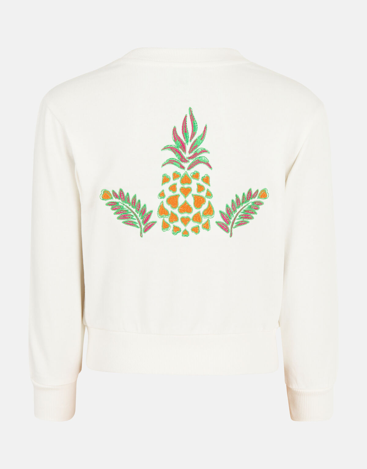 Bestickter Pullover Off White SHOEBY GIRLS