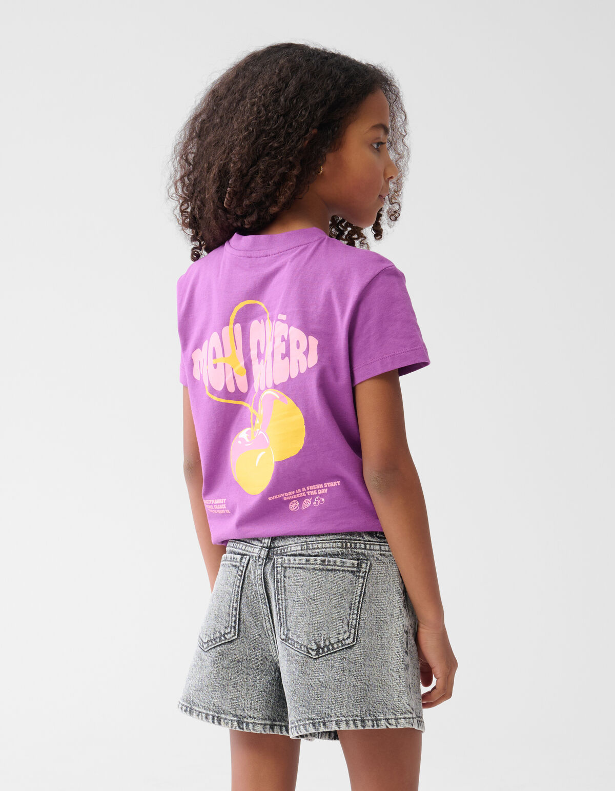 Artwork T-shirt Dunkelviolett SHOEBY GIRLS