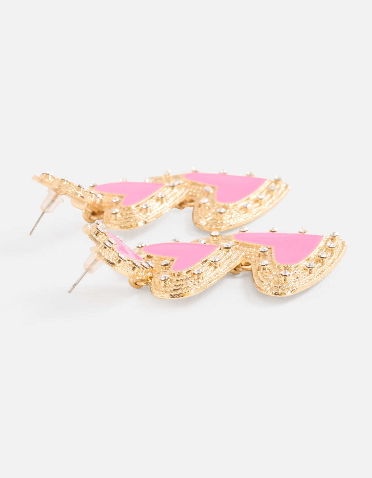 Multiherz-Ohrringe Rosa SHOEBY ACCESSOIRES