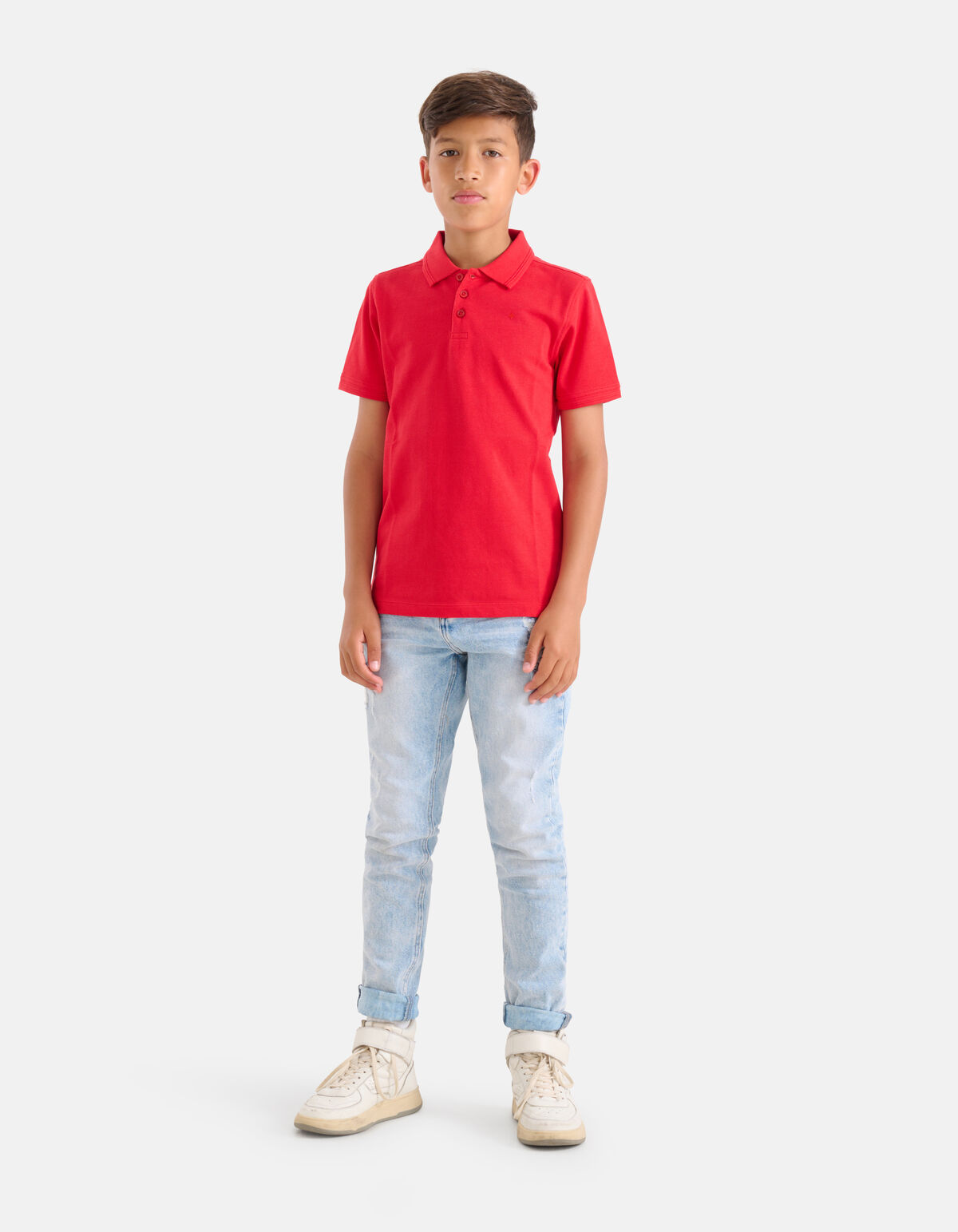 Basic Polo Rot SHOEBY BOYS