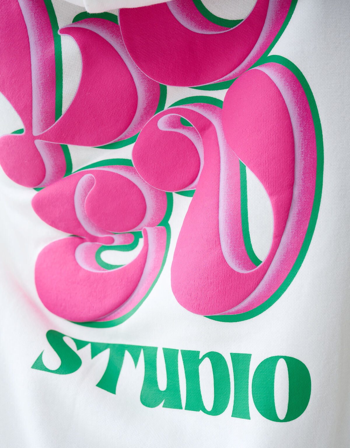 Artwork Hoodie Off White SHOEBY GIRLS