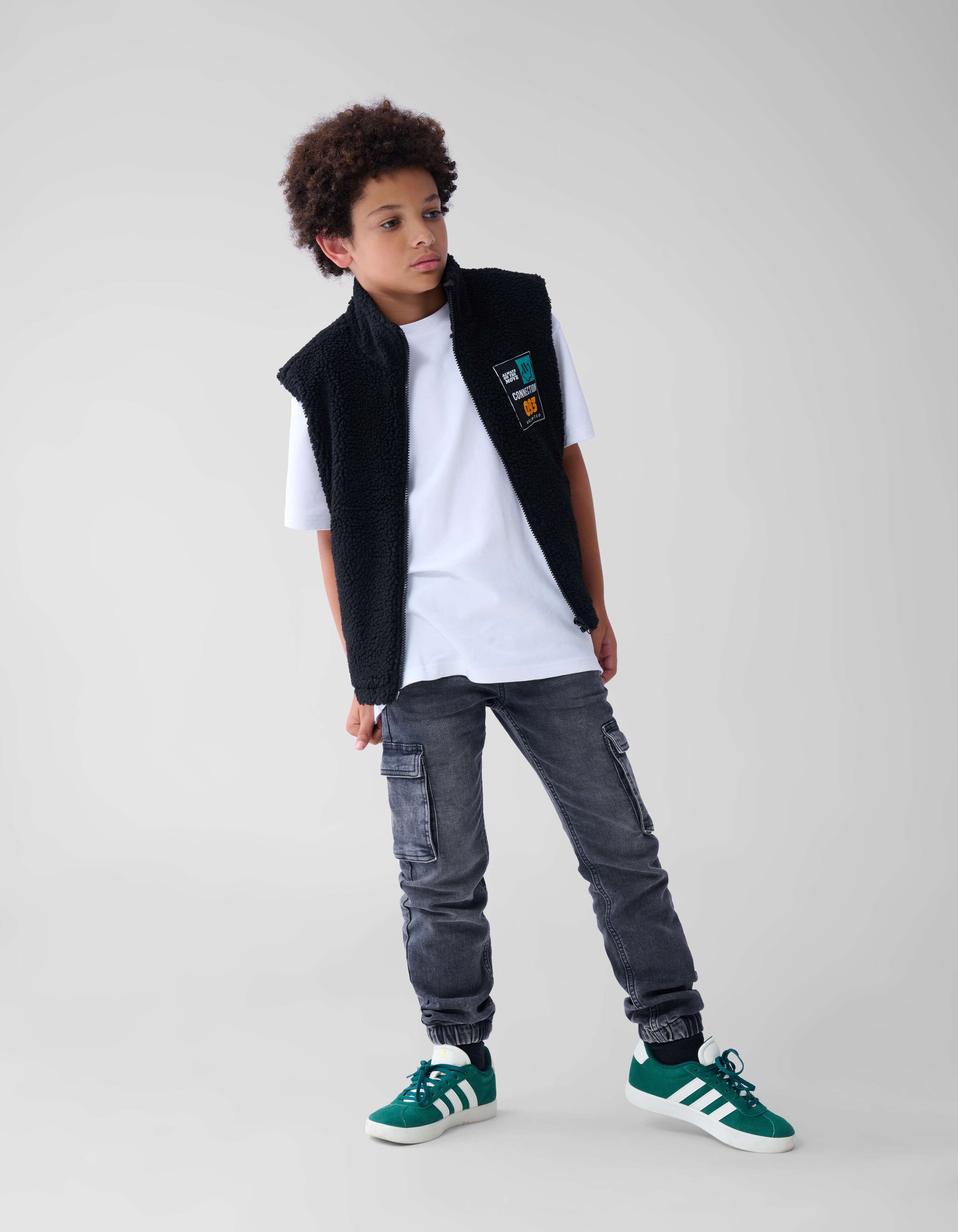 Teddy Bodywarmer Schwarz SHOEBY BOYS