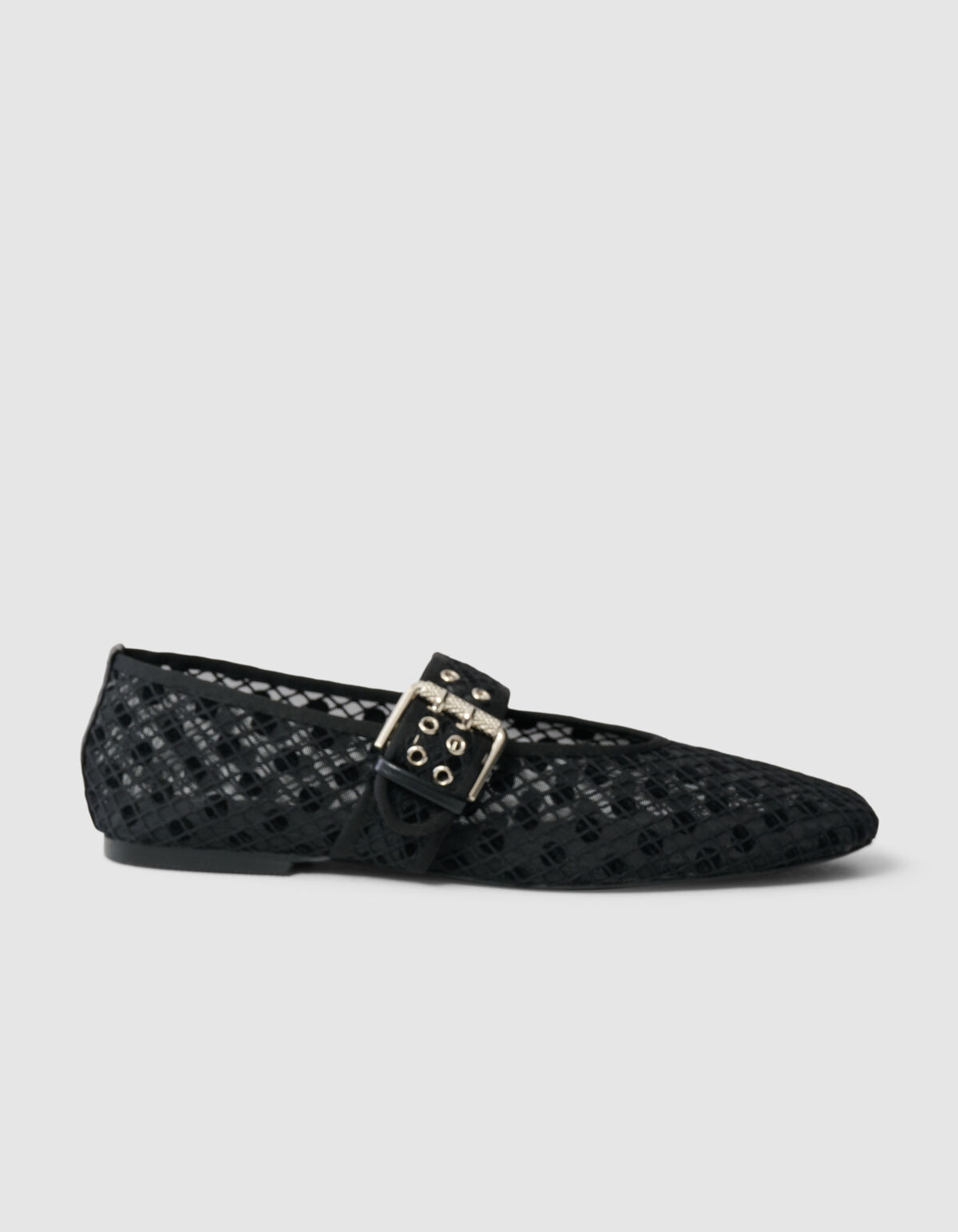 Polkadot Mesh Slipper Schwarz SCHOENEN SHOEBY