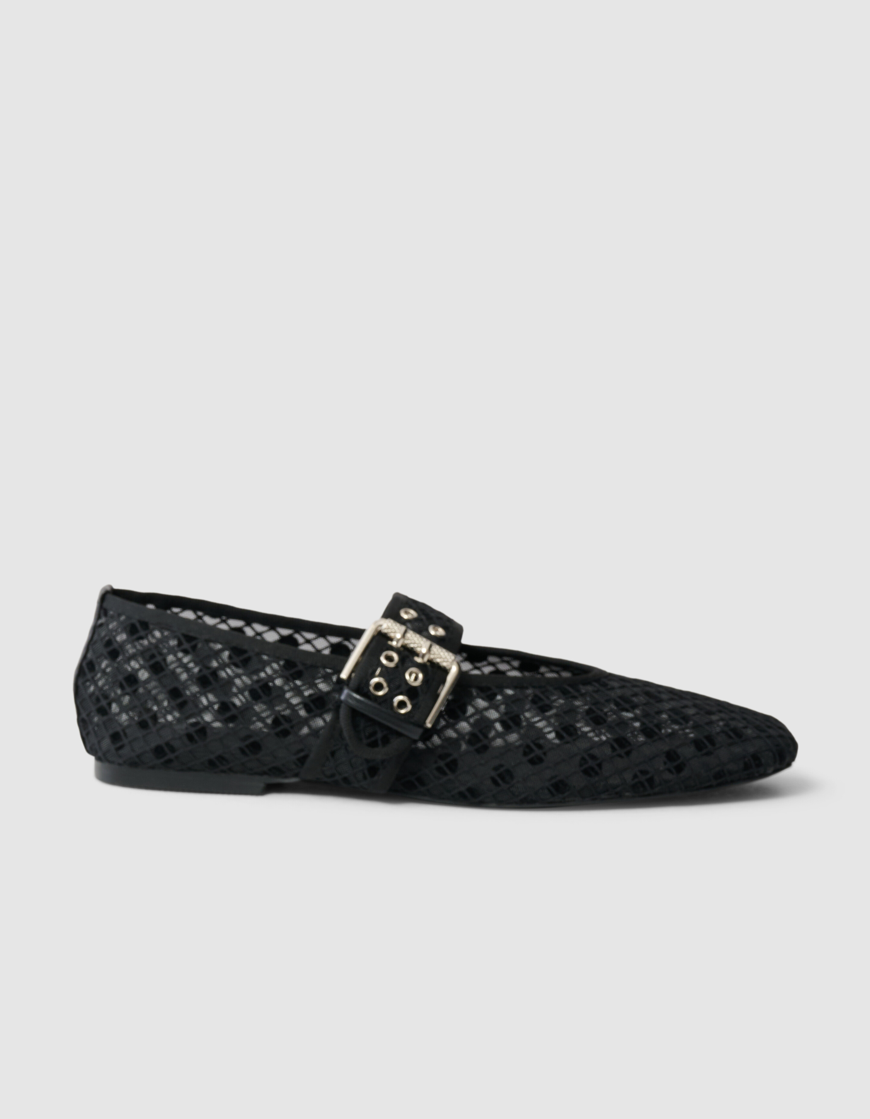 Polkadot Mesh Slipper Schwarz SCHOENEN SHOEBY