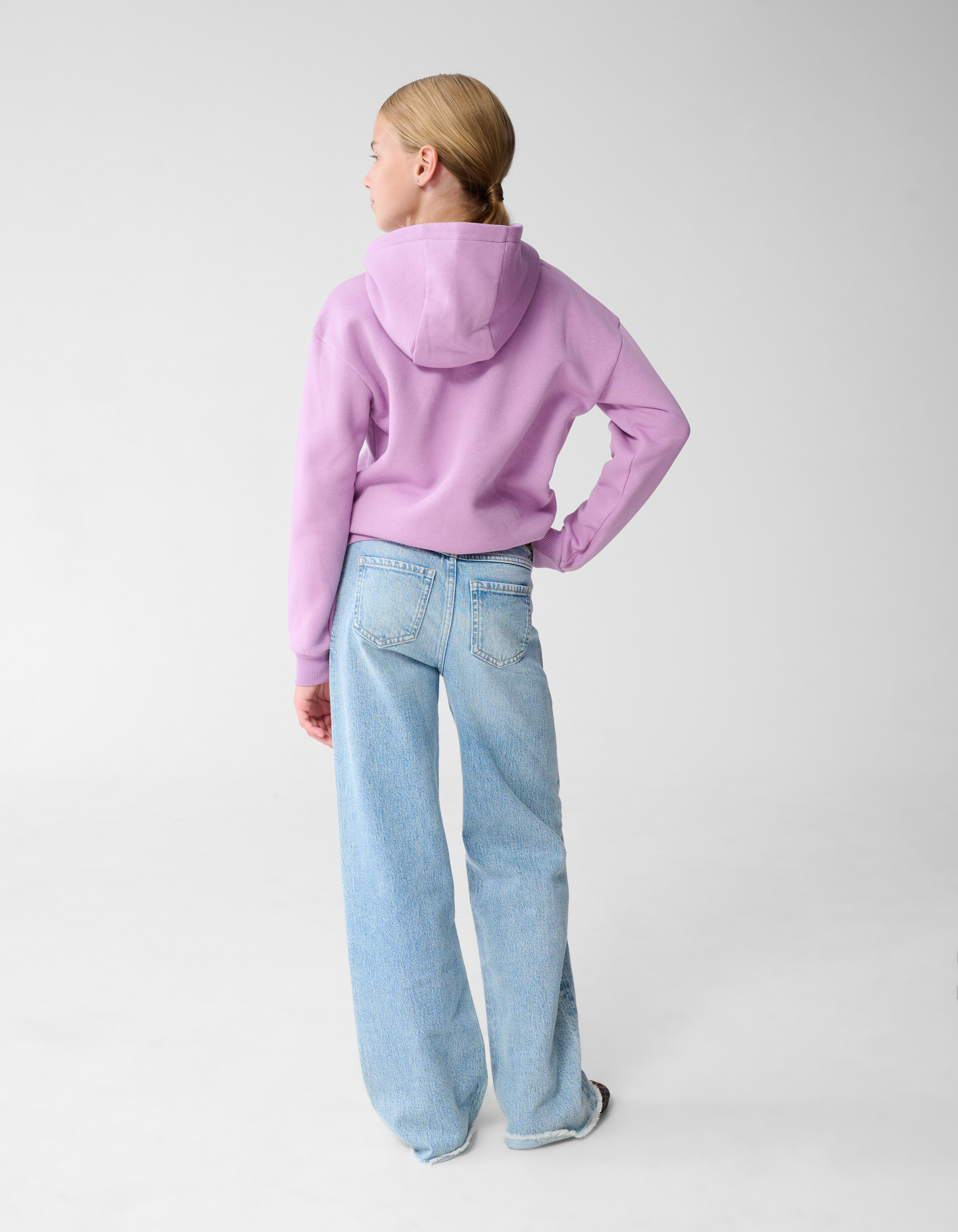 Rose Artwork Hoodie Lila SHOEBY GIRLS