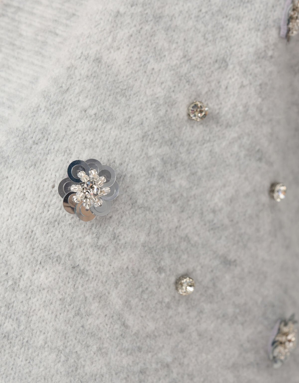 Strassweste Grau SHOEBY WOMEN