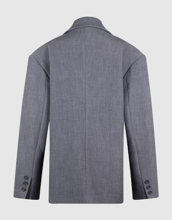 Oversized-Schulterblazer Grau Von Lonneke SHOEBY WOMEN