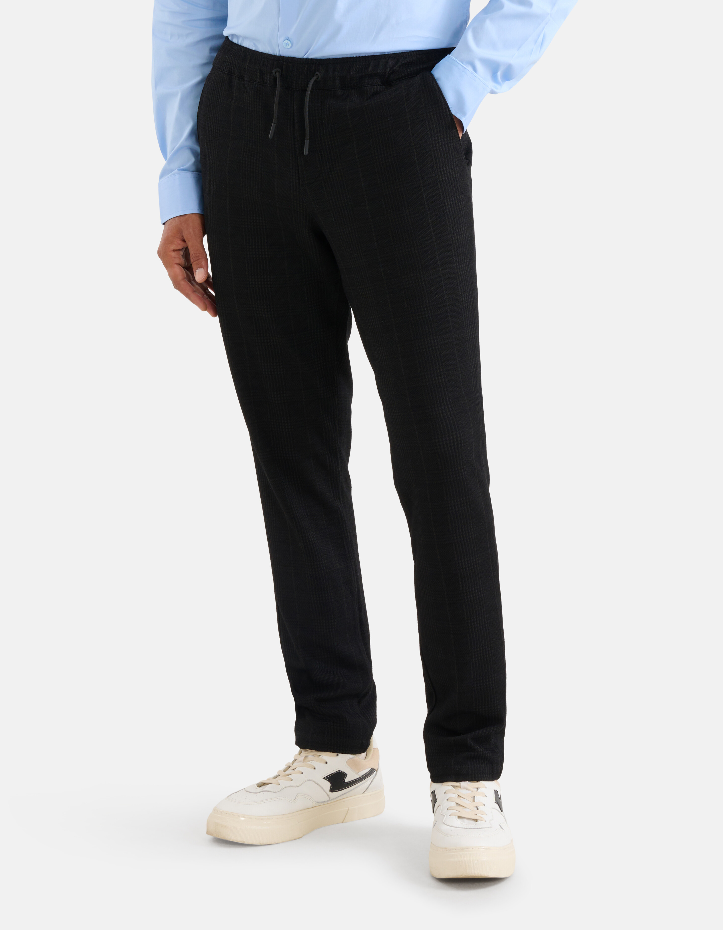 Karo-Hose Schwarz SHOEBY MEN