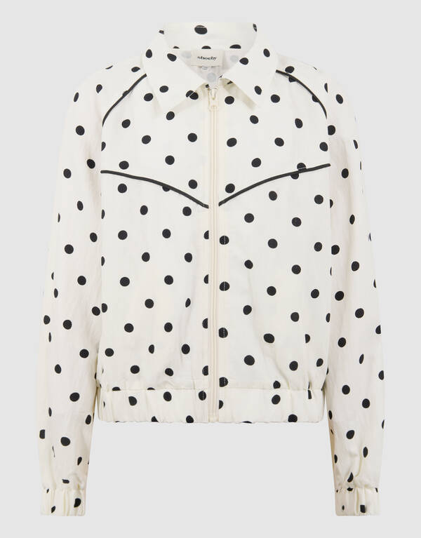 Polkadot Jack Gebrochenes Wei&szlig; SHOEBY GIRLS