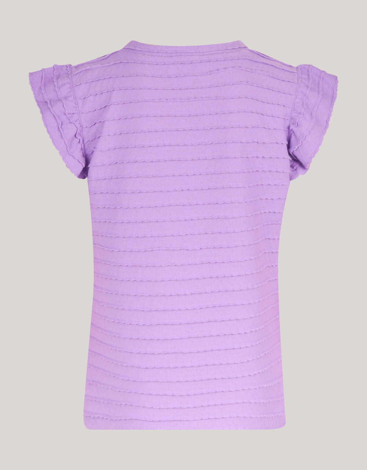 Ruffle Rib Top Lila SHOEBY GIRLS