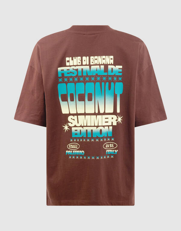 Kokosnuss Kunst T-Shirt Braun SHOEBY BOYS