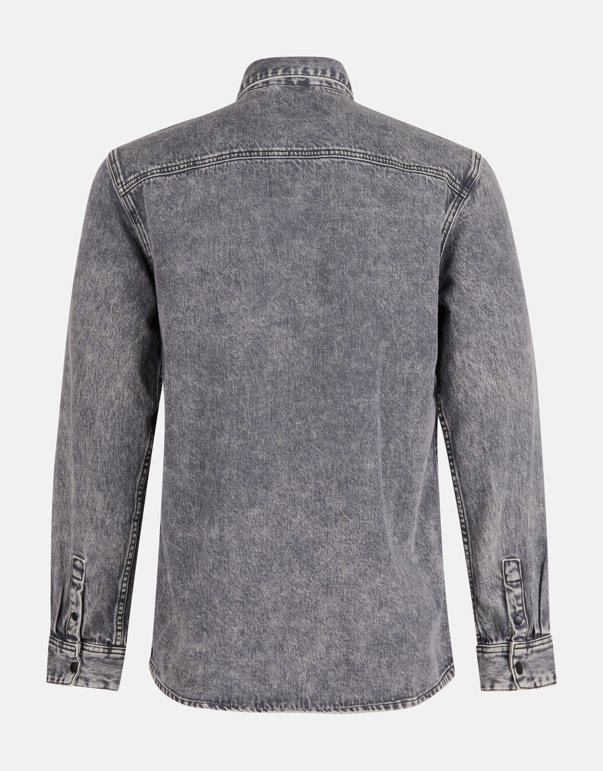 Denim-Hemd Grau SHOEBY MEN