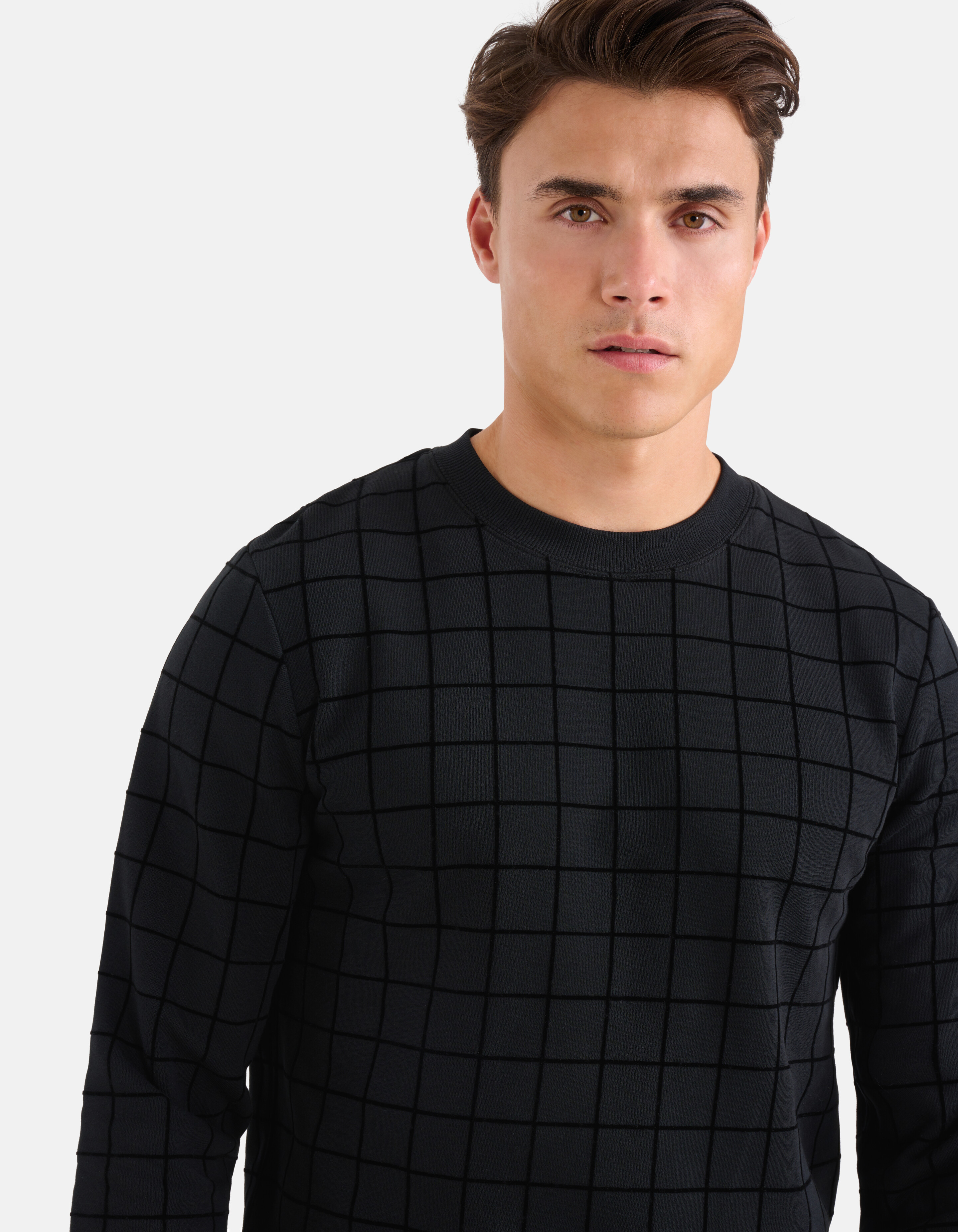 Samtpullover Schwarz SHOEBY MEN