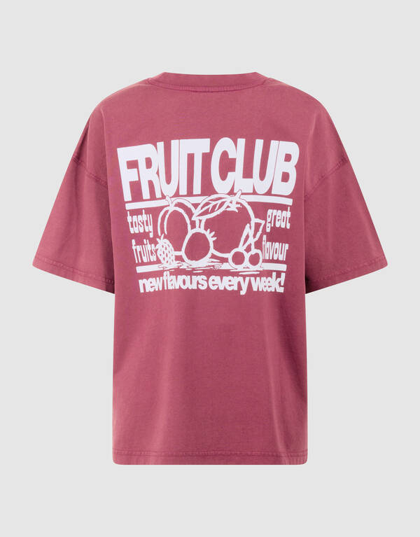 Fruit Club Artwork T-Shirt Dunkelrot SHOEBY BOYS