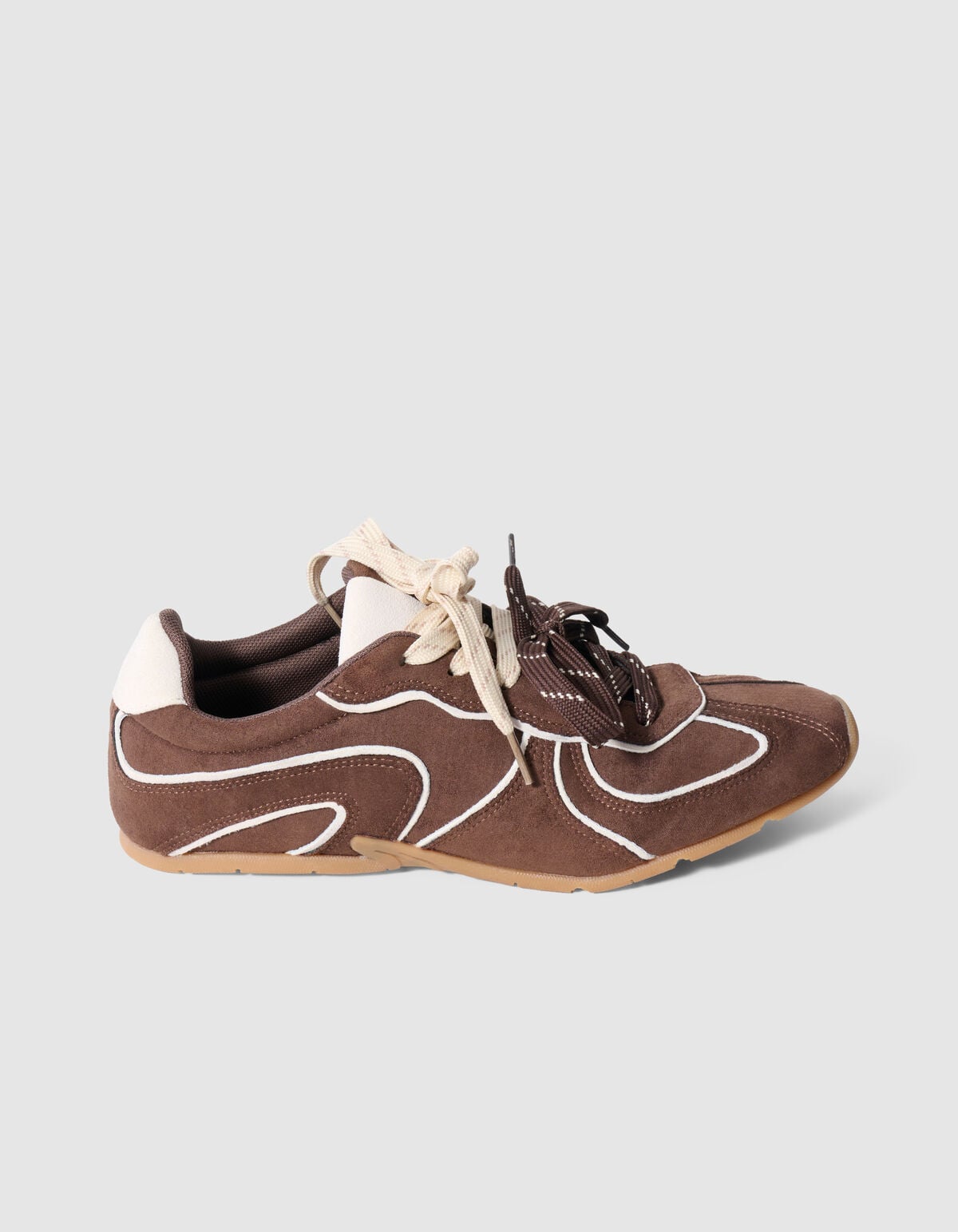 Double Lace Sneaker Braun SHOEBY SHOES