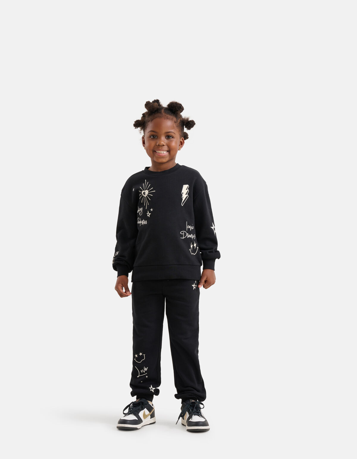Artwork Pullover Schwarz SHOEBY GIRLS