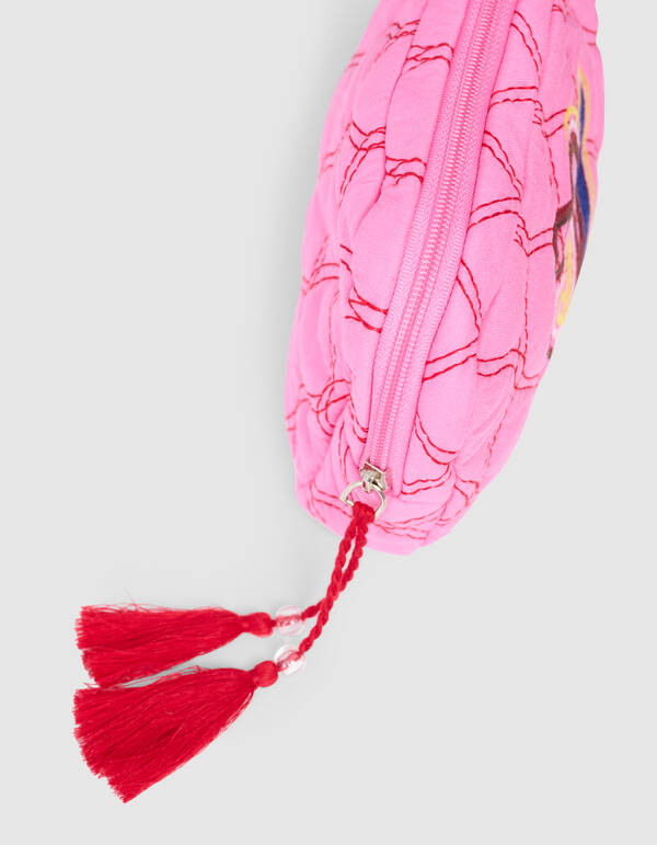 Quilted Make Up Tas roze SHOEBY ACCESSOIRES