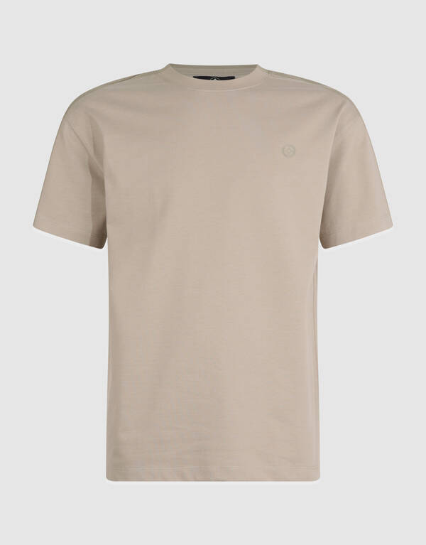 Twill-Grafik-T-Shirt Hellgr&uuml;n SHOEBY MEN
