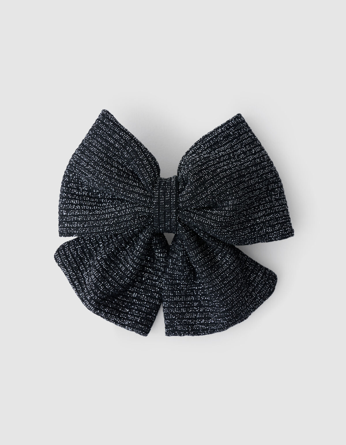 Glitzer Schleifenclip Schwarz SHOEBY ACCESSOIRES