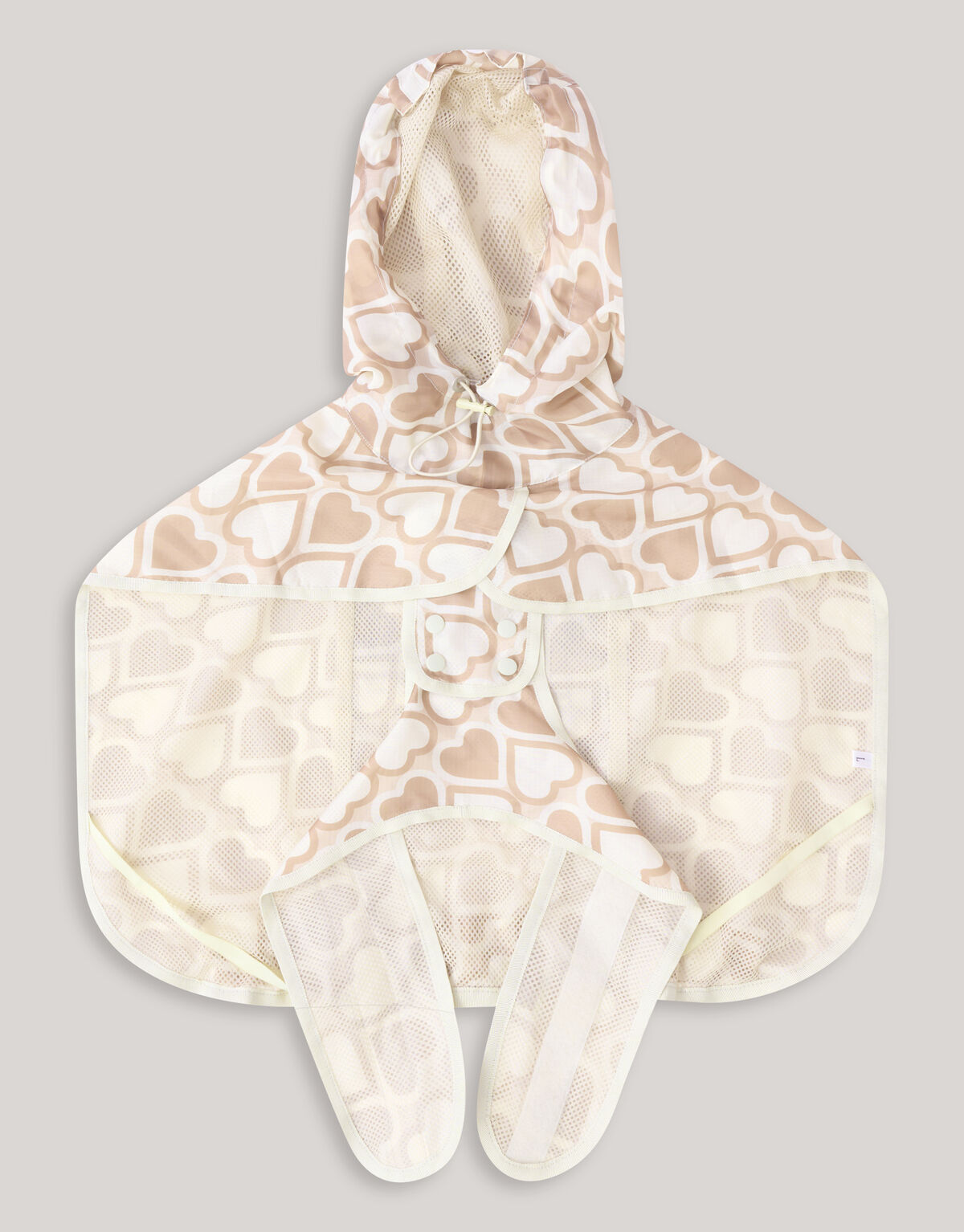 Bedruckte Hunderegenmantel Off White SHOEBY ACCESSOIRES