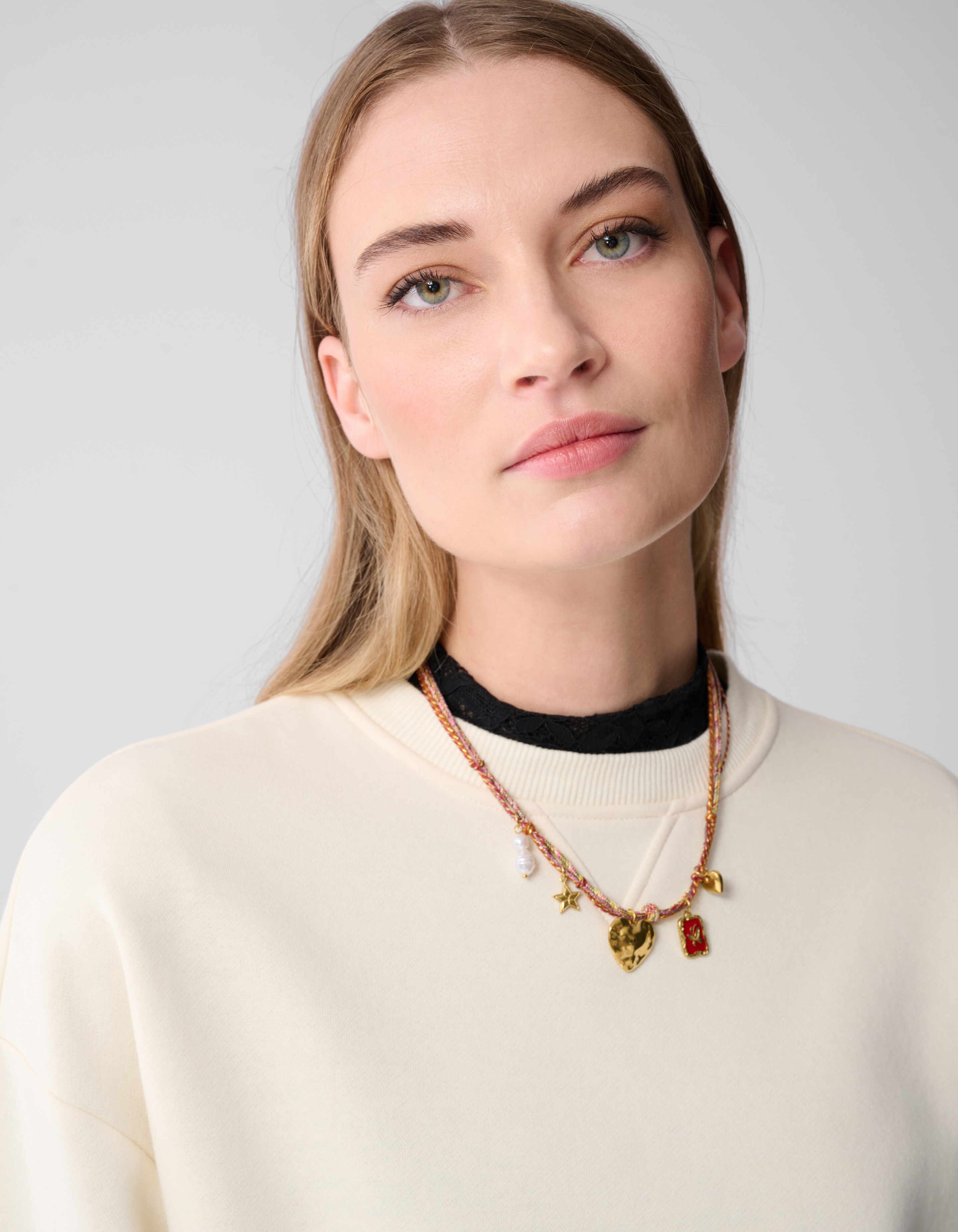 Schnur Charme Halskette Braun SHOEBY ACCESSOIRES