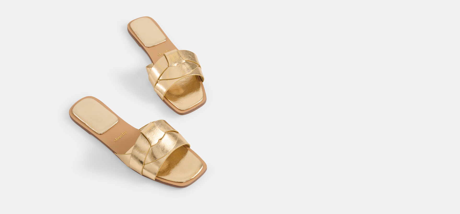 Metallic Sandalen Gold SHOEBY SHOES