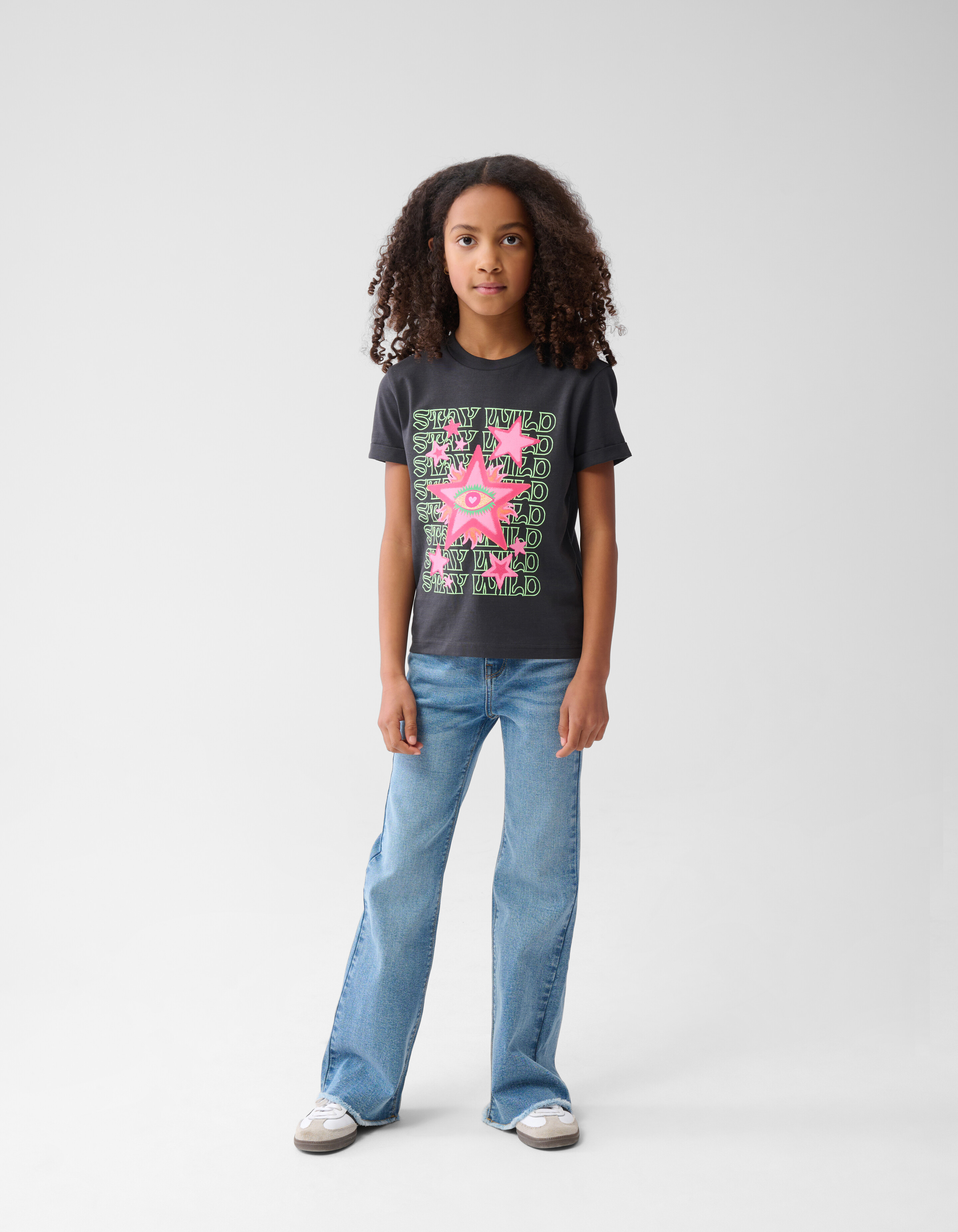 Artwork T-shirt Dunkelgrau SHOEBY GIRLS
