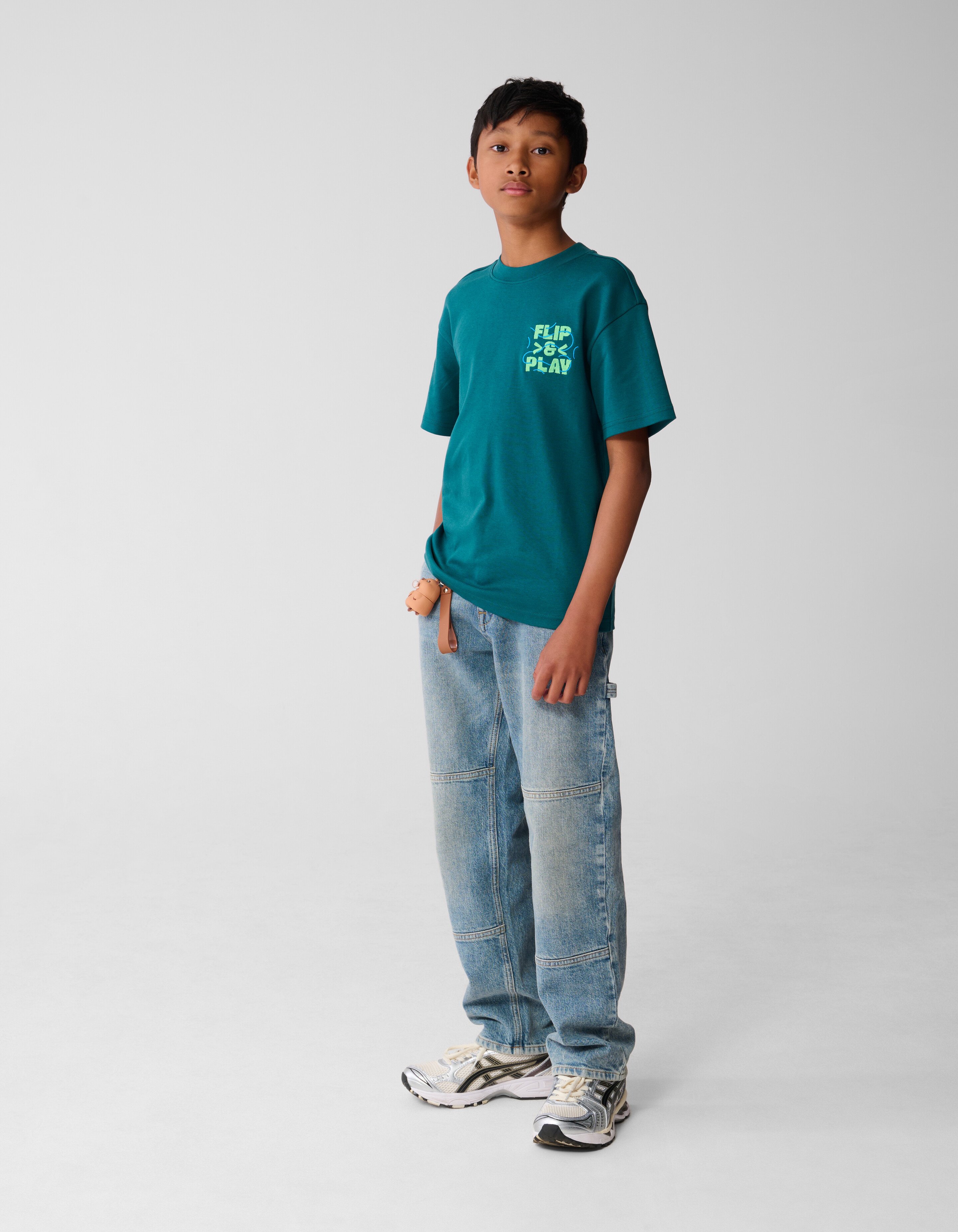 Play Artwork T-shirt Dunkelgrün SHOEBY BOYS