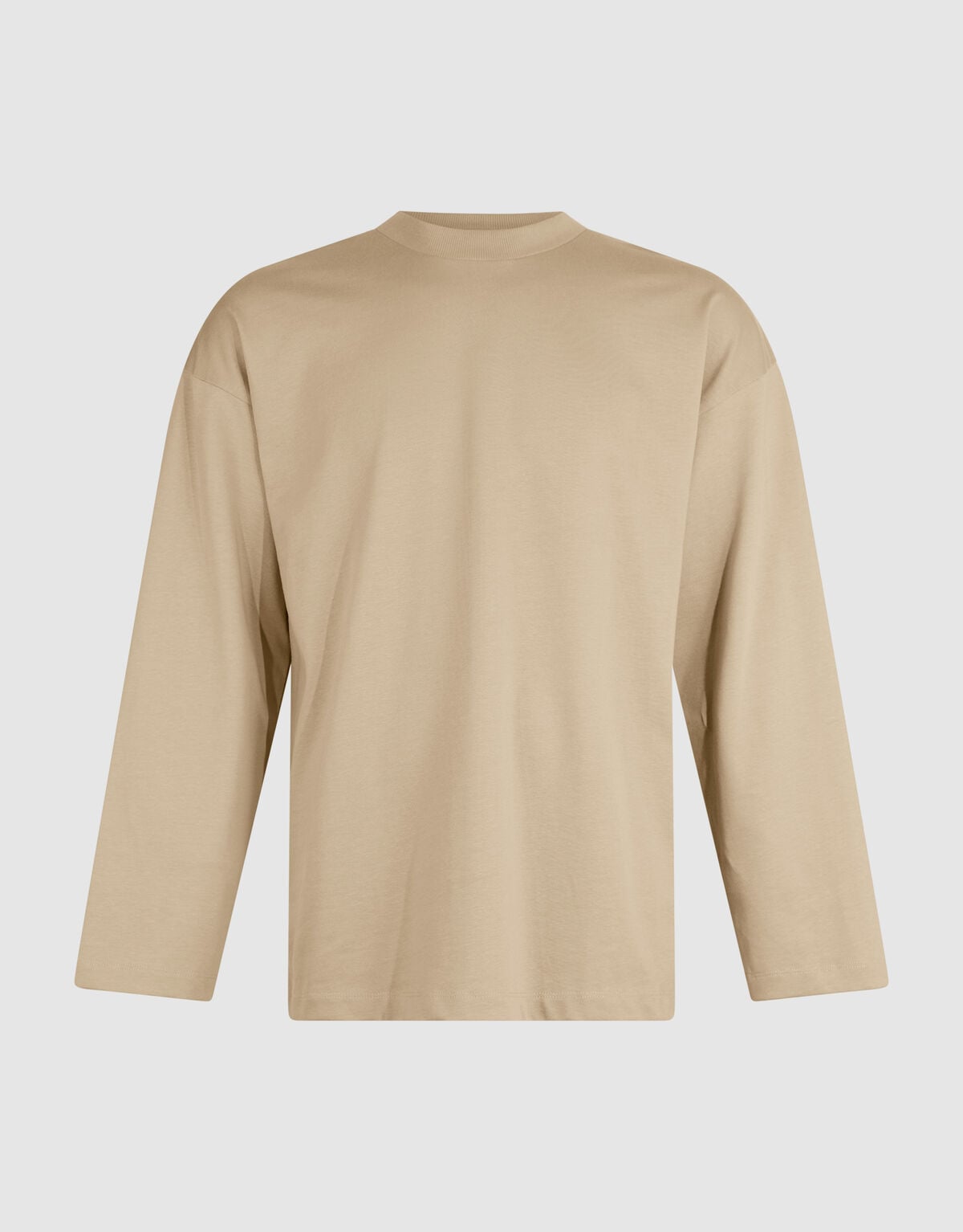 Basis Relaxed Fit Longsleeve Beige SHOEBY MEN