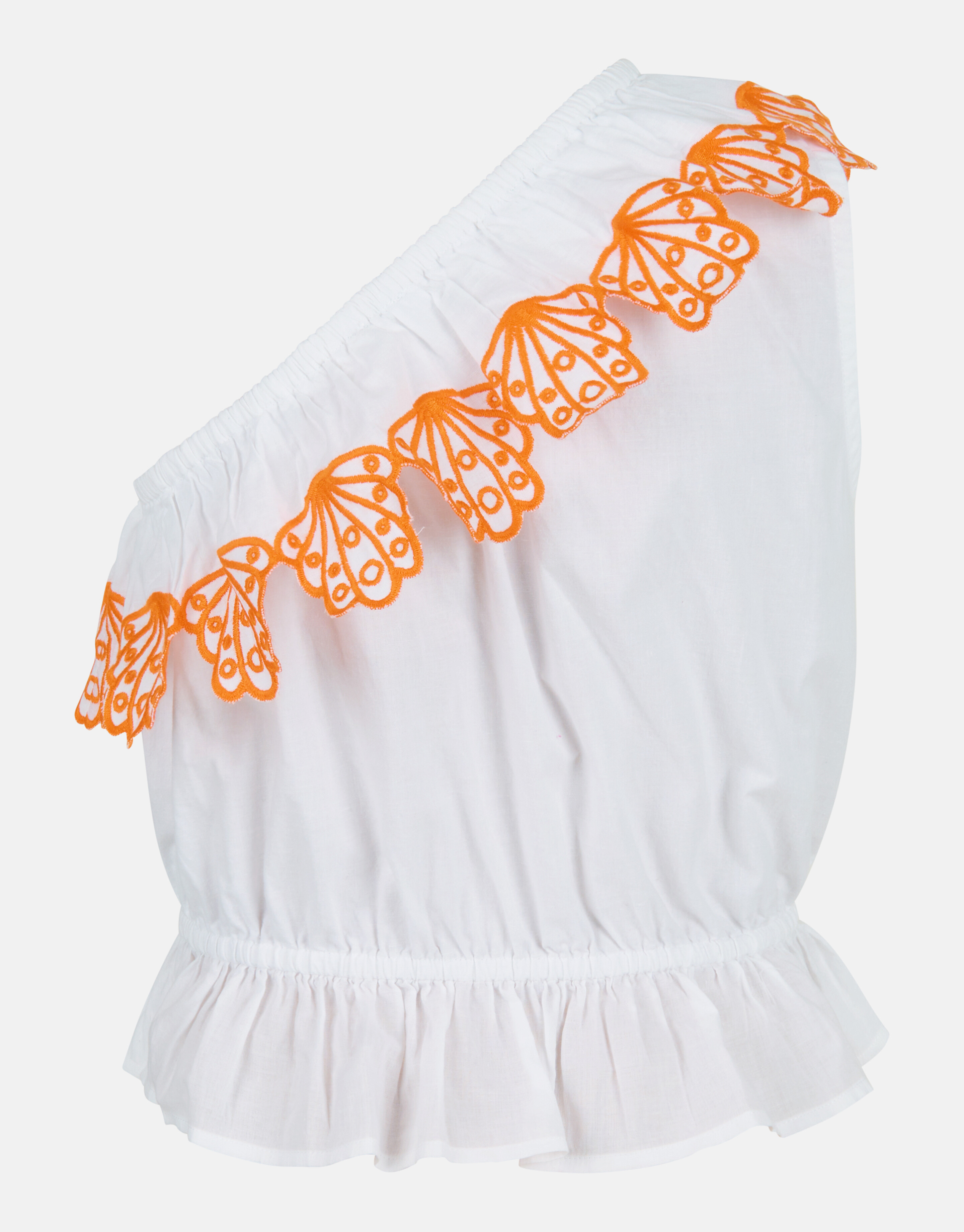 Besticktes Crop Top Weiß SHOEBY GIRLS