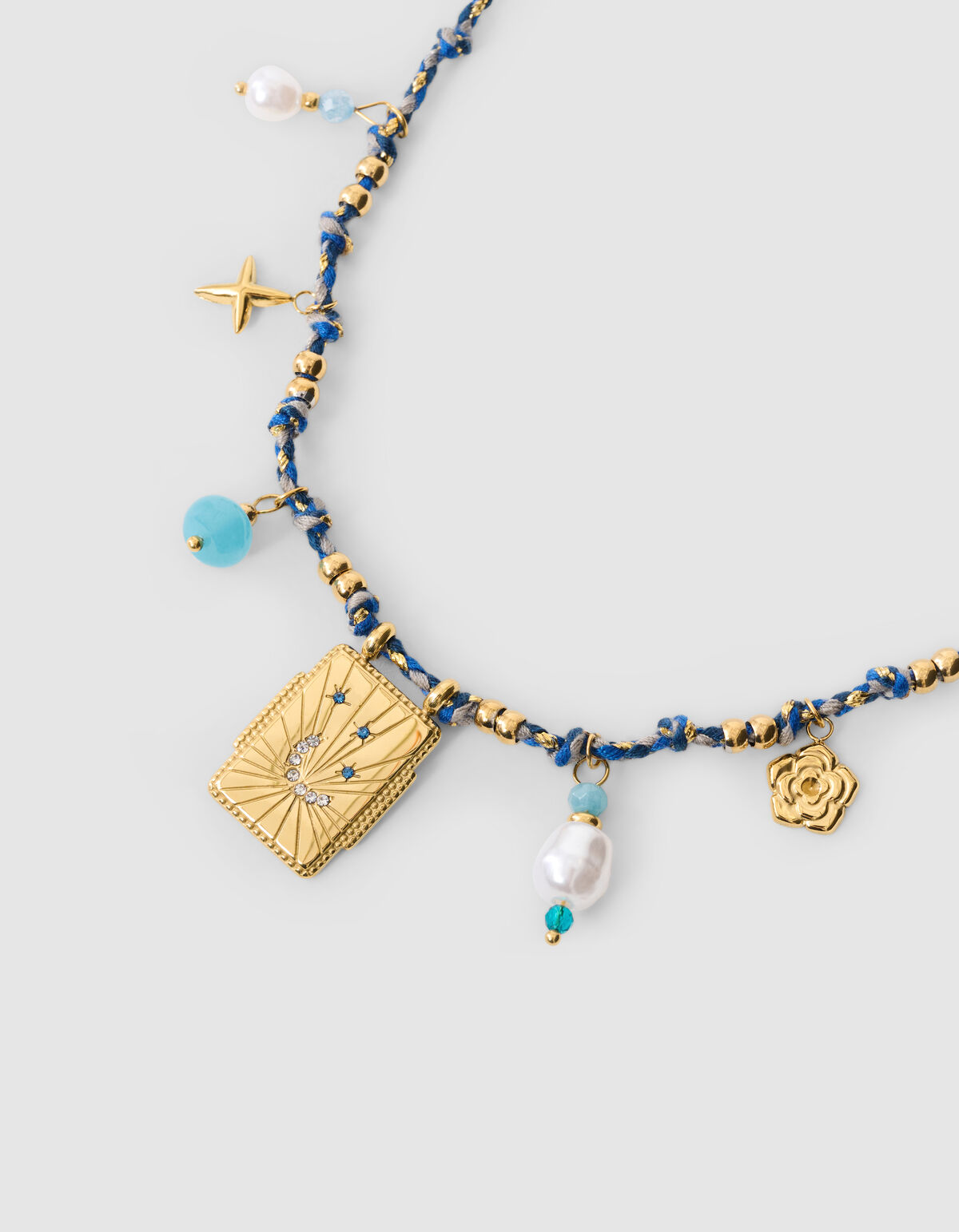 Seil-Anhänger-Kette Blau SHOEBY ACCESSOIRES