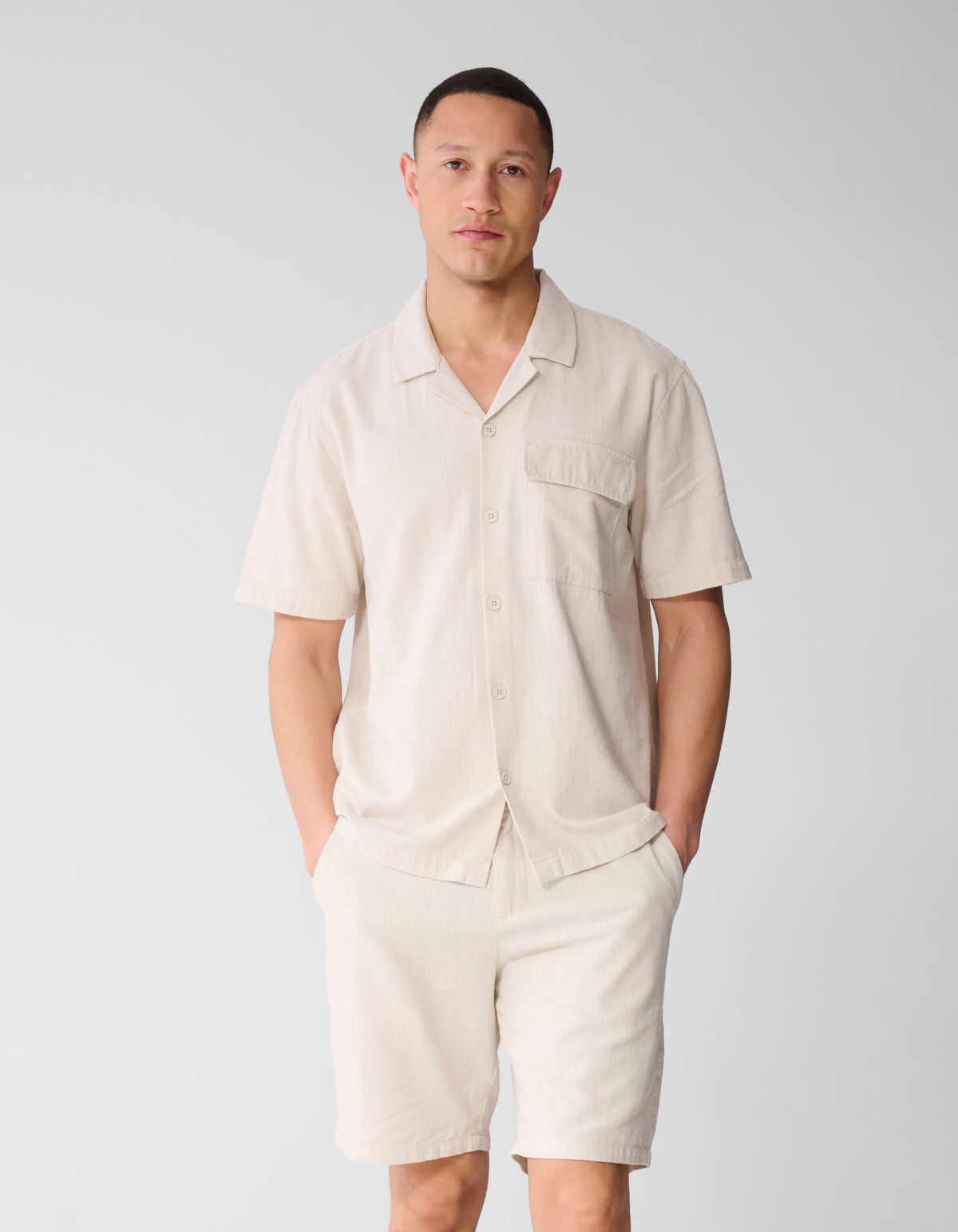 Struktur Hemd Sand SHOEBY MEN