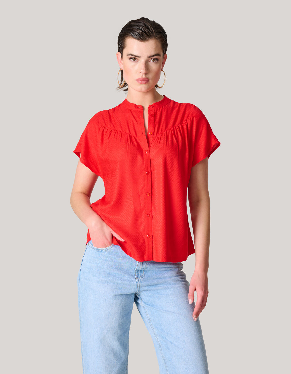 Relaxed Fit Top Rot SHOEBY WOMEN