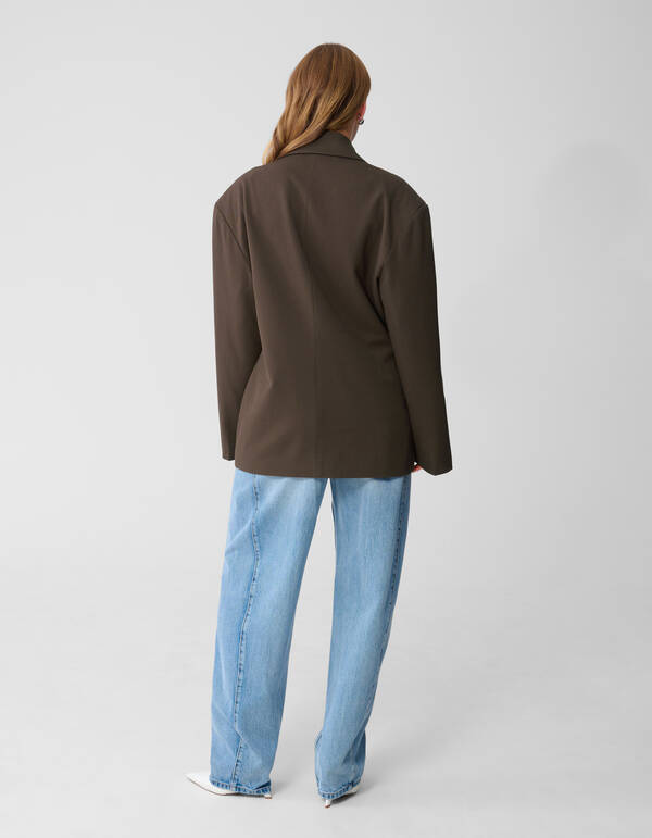 Taillierter Blazer Dunkelbraun von Monica SHOEBY WOMEN
