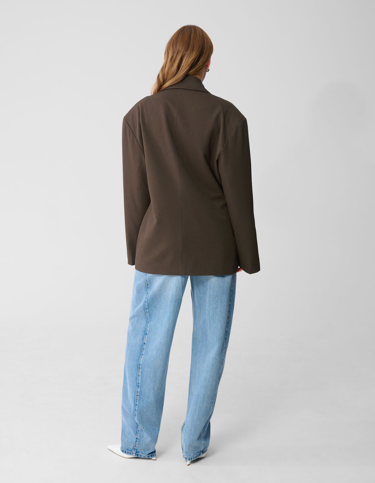 Taillierter Blazer Dunkelbraun von Monica SHOEBY WOMEN