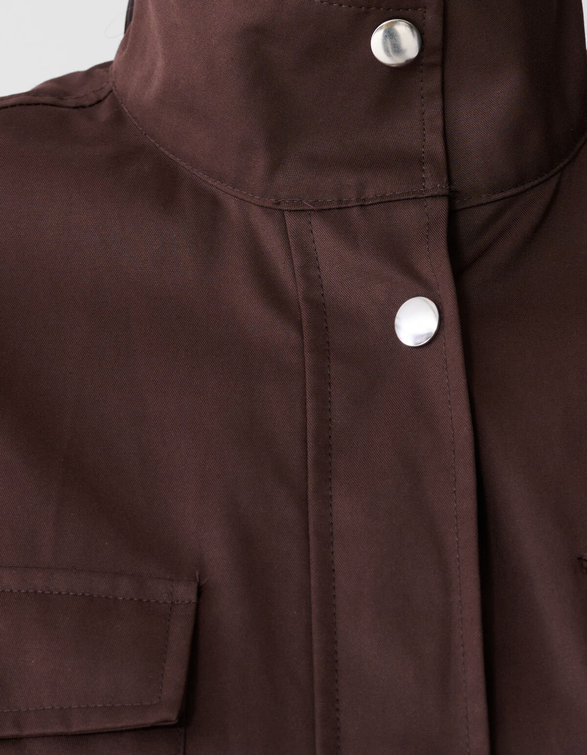 Satin-Jumpsuit in Dunkelbraun SHOEBY WOMEN