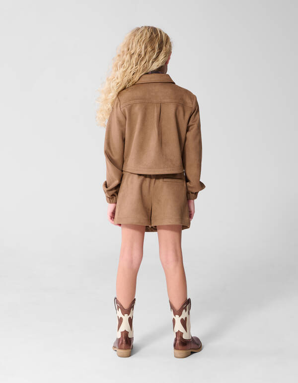 Suede Jacke Braun SHOEBY GIRLS