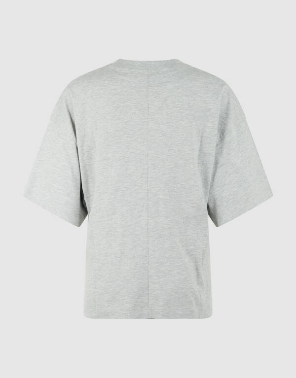 Knot T-Shirt Hellgrau SHOEBY WOMEN