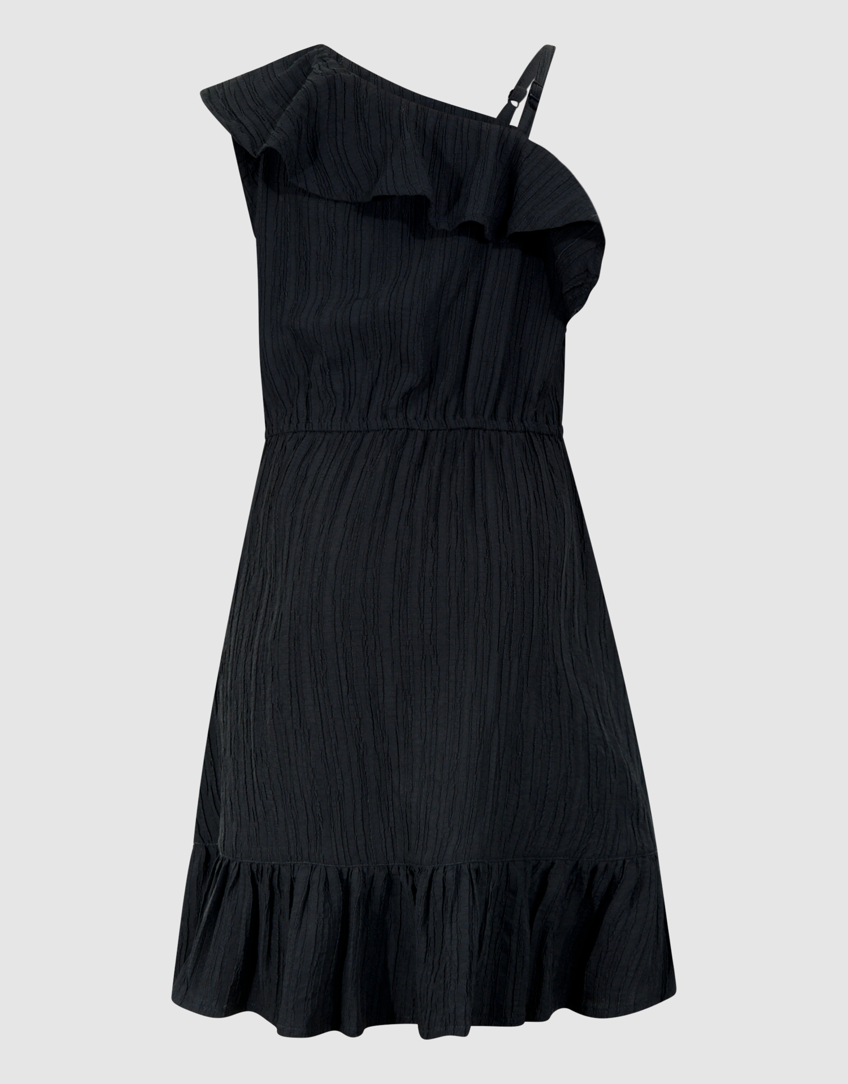One Shoulder Kleid Dunkelgrau SHOEBY GIRLS