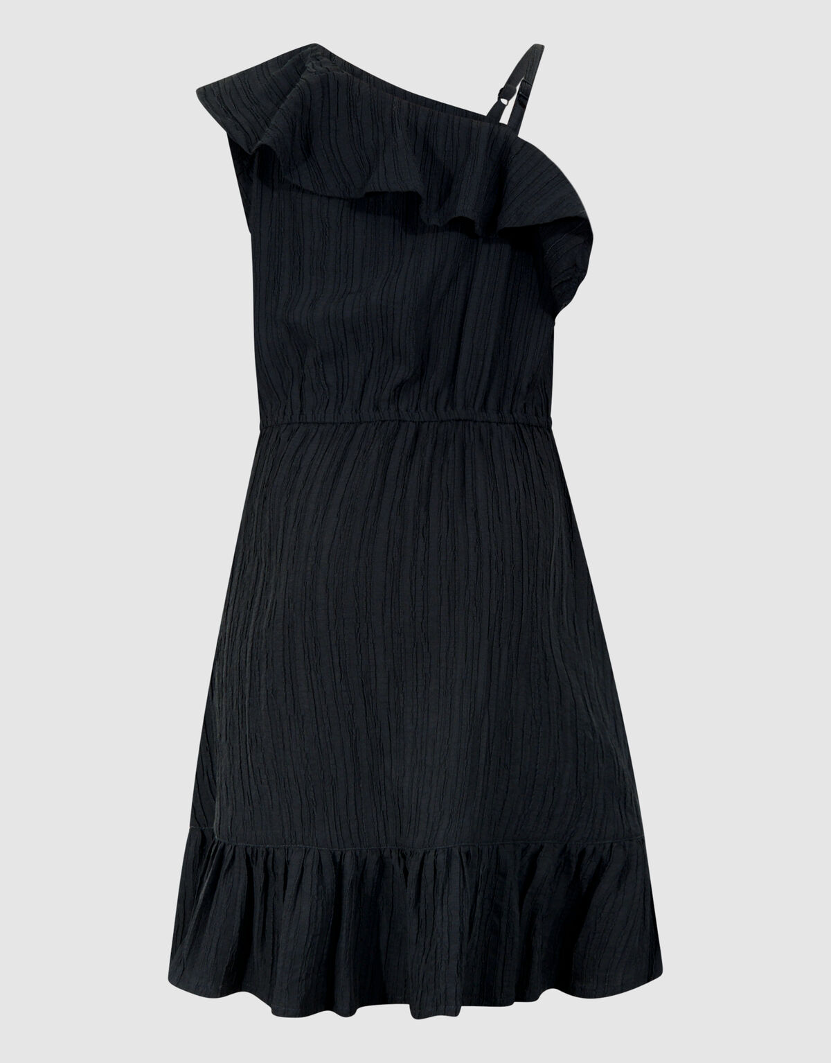 One Shoulder Kleid Dunkelgrau SHOEBY GIRLS