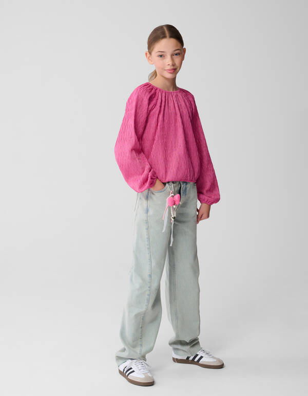 Wellenstruktur Top Pink SHOEBY GIRLS