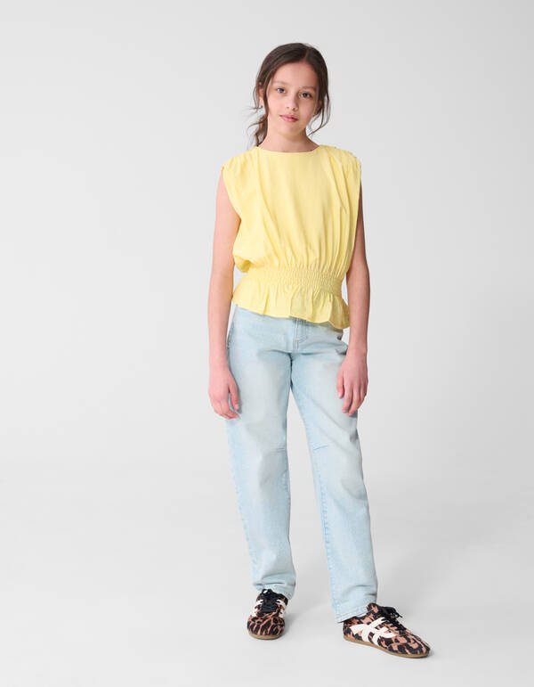 Sch&uuml;rzenoberteil Hellgelb SHOEBY GIRLS